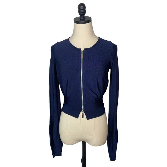 Yves Saint Laurent Navy Blue Blouse